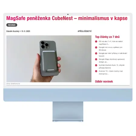 Dotekomanie.cz - Recenze MagSafe peněženky se stojánkem WT01S