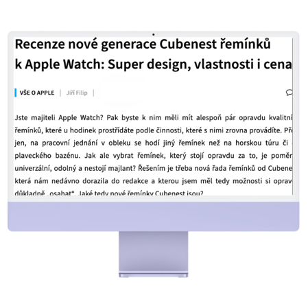 Letemsvetemapplem.eu - Recenze Řemínky pro Apple Watch
